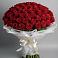 Букет 101 Красная роза Блэк Мэджик в Санчурске