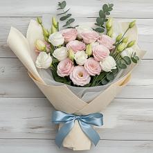 Букет цветов из:  Лизиантусы #REPLACE_PRED# Санчурске