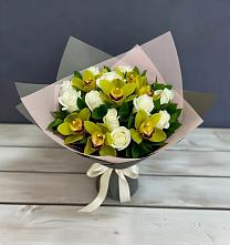 Букет цветов из:  Орхидеи и Розы в Санчурске