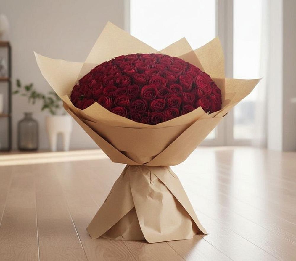 Букет 101 Красная роза в Санчурске