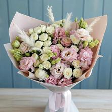 Букет цветов из:  Альстромерии и Розы в Санчурске